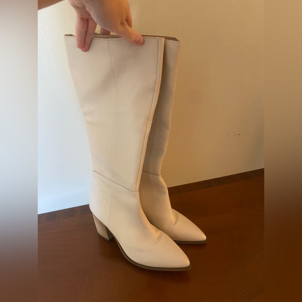 Steve Madden Leather Knee-High Boots